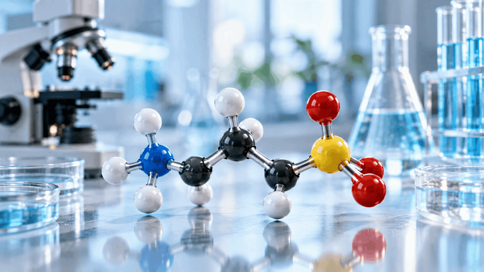 La taurine, une molécule naturellement présente dans l'organisme