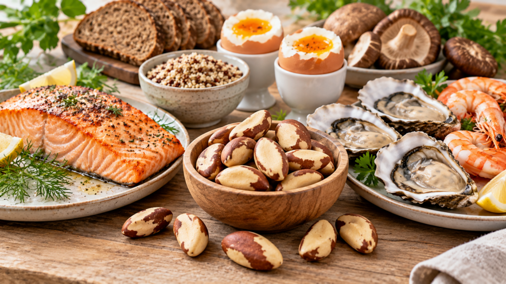 Les aliments les plus riches en selenium