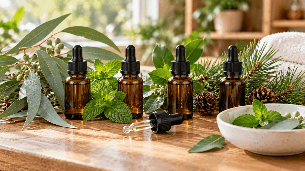 Les huiles essentielles adaptées à l'inhalation