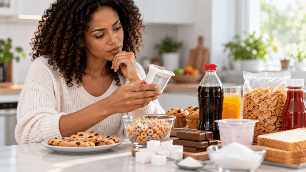 Réduire les aliments riches en sucres ajoutés